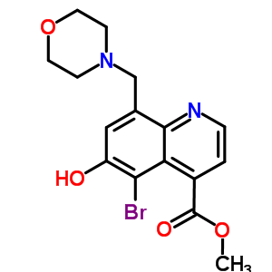 4-QUINOLINECARBOXYLIC ACID,5-BROMO-6-HYDROXY-8-(4-MORPHOLINYLMETHYL)-,METHYL ESTER