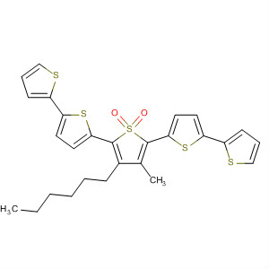 2,2':5',2'':5'',2''':5''',2''''-Quinquethiophene, 3''-hexyl-4''-methyl-,1'',1''-dioxide