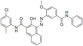 N-(5-chloro-2-methylphenyl)-3-hydroxy-4-[[2-methoxy-5-[(phenylamino)carbonyl]phenyl]azo]naphthalene-2-carboxamide