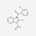 2-chloro-1-(2-fluorobenzoyl)indole-3-carbaldehyde