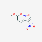 ISOXAZOLO[2,3-B][1,2]OXAZINE,5,6-DIHYDRO-6-METHOXY-3-NITRO-