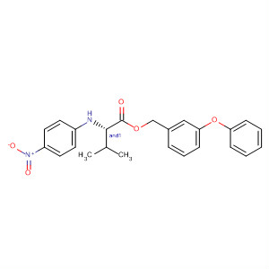 DL-Valine, N-(4-nitrophenyl)-, (3-phenoxyphenyl)methyl ester
