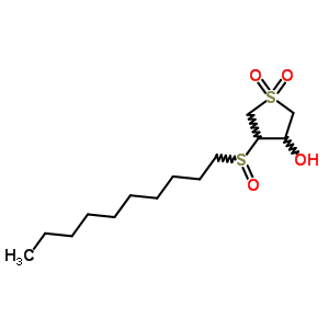 4-(decylsulfinyl)tetrahydrothiophene-3-ol 1,1-dioxide