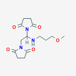 N,N'-((3-METHOXY-PROPYLIMINO)BISMETHYLENE)DISUCCINIMIDE