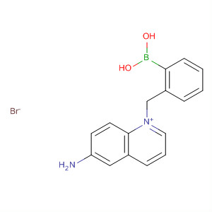 Quinolinium, 6-amino-1-[(2-boronophenyl)methyl]-, bromide