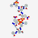 pentahydrogen bis[4-[[2,4-dihydroxy-5-[(2-methoxyphenyl)azo]-3-[[4-(phenylamino)-3-sulphophenyl]azo]phenyl]azo]-3-hydroxy-7-nitronaphthalene-1-sulphonato(4-)]ferrate(5-)
