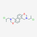 2,3,4,8,9,10-Hexahydro-3,9-bis(2-chloropropyl)naphtho[1,2-e:5,6-e]bis[1,3]oxazine