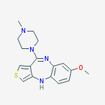 7-methoxy-10-(4-methylpiperazin-1-yl)-4H-thieno[3,4-b][1,5]benzodiazepine