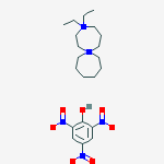 3,3-diethyl-3,7-diazoniaspiro[6.6]tridecane;2,4,6-trinitrophenol