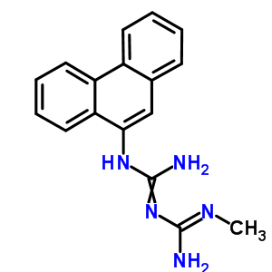 1-[amino-(phenanthren-9-ylamino)methylidene]-2-methylguanidine