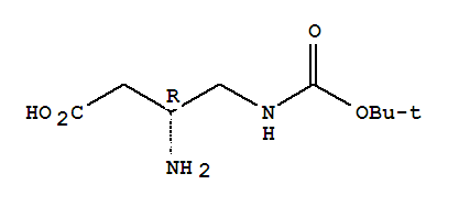 Butanoic acid,3-amino-4-[[(1,1-dimethylethoxy)carbonyl]amino]-, (3R)-