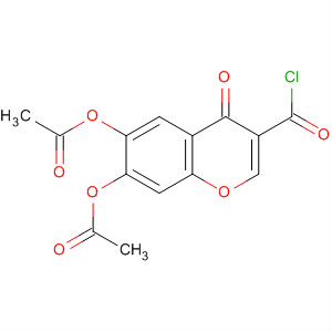 4H-1-Benzopyran-3-carbonyl chloride, 6,7-bis(acetyloxy)-4-oxo-