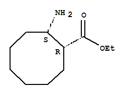 Cyclooctanecarboxylicacid, 2-amino-, ethyl ester, (1R,2S)-