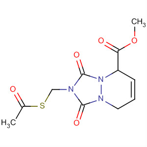 1H-[1,2,4]Triazolo[1,2-a]pyridazine-5-carboxylic acid,2-[(acetylthio)methyl]-2,3,5,8-tetrahydro-1,3-dioxo-, methyl ester
