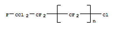 Poly(difluoromethylene), .alpha.-chloro-.omega.-(2,2-dichloro-1,1,2-trifluoroethyl)-