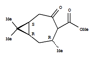 Bicyclo[5.1.0]octane-4-carboxylicacid, 3,8,8-trimethyl-5-oxo-, methyl ester, (1R,3R,7S)-
