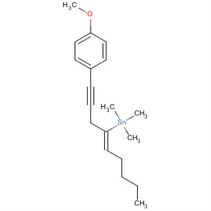 Stannane, [(1Z)-1-[3-(4-methoxyphenyl)-2-propynyl]-1-hexenyl]trimethyl-