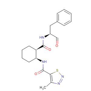 1,2,3-Thiadiazole-5-carboxamide,N-[(1S,2R)-2-[[[(1S)-1-formyl-2-phenylethyl]amino]carbonyl]cyclohexyl]-4-methyl-