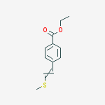 Benzoic acid, 4-[2-(methylthio)ethenyl]-, ethyl ester