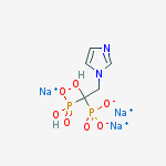 Trisodium;hydroxy-(1-hydroxy-2-imidazol-1-yl-1-phosphonatoethyl)phosphinate