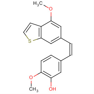 Phenol, 2-methoxy-5-[(1Z)-2-(4-methoxybenzo[b]thien-6-yl)ethenyl]-