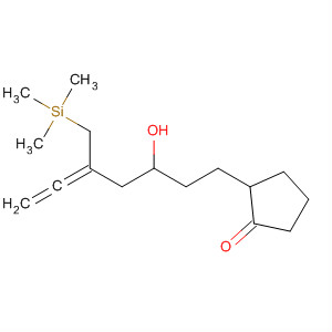 Cyclopentanone, 2-[3-hydroxy-5-[(trimethylsilyl)methyl]-5,6-heptadienyl]-