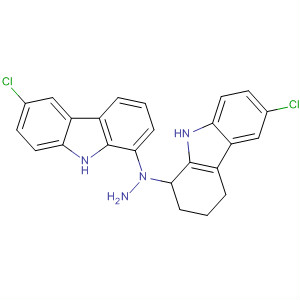 1H-Carbazole,6-chloro-1-[2-(6-chloro-9H-carbazol-1-yl)hydrazino]-2,3,4,9-tetrahydro-