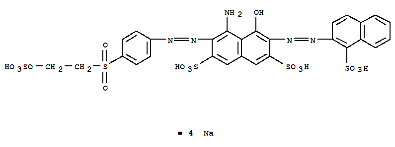 tetrasodium 4-amino-5-hydroxy-6-[(1-sulphonato-2-naphthyl)azo]-3-[[4-[[2-(sulphonatooxy)ethyl]sulphonyl]phenyl]azo]naphthalene-2,7-disulphonate