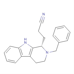 1H-Pyrido[3,4-b]indole-1-propanenitrile,2,3,4,9-tetrahydro-2-(phenylmethyl)-, (S)-