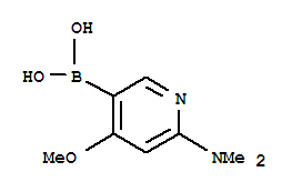 Boronic acid, [6-(dimethylamino)-4-methoxy-3-pyridinyl]- (9CI)