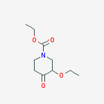 1-PIPERIDINECARBOXYLIC ACID,3-ETHOXY-4-OXO-,ETHYL ESTER
