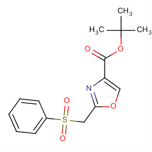 4-Oxazolecarboxylic acid, 2-[(phenylsulfonyl)methyl]-, 1,1-dimethylethylester
