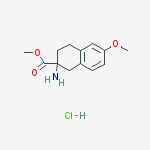 2-AMINO-6-METHOXY-1,2,3,4-TETRAHYDRO-NAPHTHALENE-2-CARBOXYLIC ACID METHYL ESTER HYDROCHLORIDE