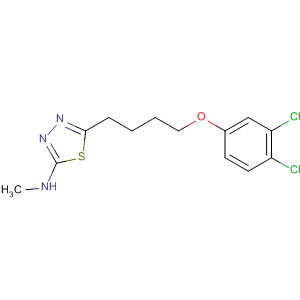 1,3,4-Thiadiazol-2-amine, 5-[4-(3,4-dichlorophenoxy)butyl]-N-methyl-