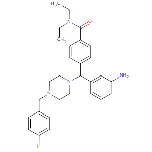 Benzamide,4-[(3-aminophenyl)[4-[(4-fluorophenyl)methyl]-1-piperazinyl]methyl]-N,N-diethyl-