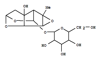 b-D-Glucopyranoside, octahydro-5a-hydroxy-1a-methyl-4,6-epoxyoxireno[4,5]cyclopenta[1,2-c]pyran-2-yl,[1aR-(1aa,1bb,2b,4a,5ab,6a,6aa)]-