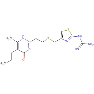 Guanidine,[4-[[[2-(1,4-dihydro-6-methyl-4-oxo-5-propyl-2-pyrimidinyl)ethyl]thio]methyl]-2-thiazolyl]-