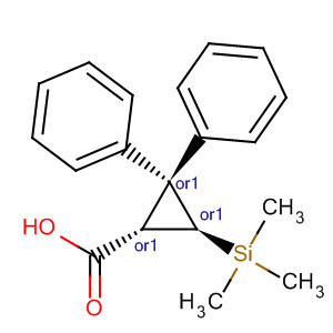 Cyclopropanecarboxylic acid, 2,2-diphenyl-3-(trimethylsilyl)-, trans-