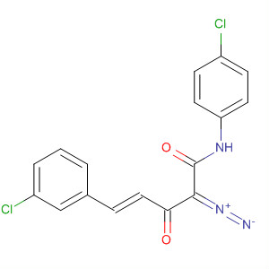 4-Pentenamide, 5-(3-chlorophenyl)-N-(4-chlorophenyl)-2-diazo-3-oxo-,(4E)-