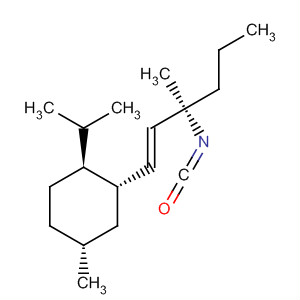 Cyclohexane,2-[(1E,3R)-3-isocyanato-3-methyl-1-hexenyl]-4-methyl-1-(1-methylethyl)-, (1S,2S,4R)-