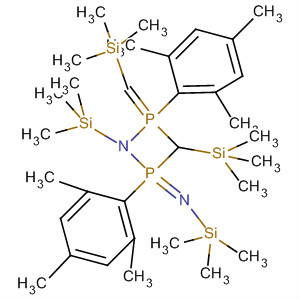 1,2,4-Azadiphosphetidine,2,2,4,4-tetrahydro-2,4-bis(2,4,6-trimethylphenyl)-1,3-bis(trimethylsilyl)-2-[(trimethylsilyl)imino]-4-[(trimethylsilyl)methylene]-