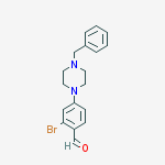 4-(4-BENZYL-1-PIPERAZINO)-2-BROMO-BENZALDEHYDE