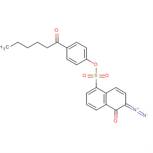 1-Naphthalenesulfonic acid, 6-diazo-5,6-dihydro-5-oxo-,4-(1-oxohexyl)-1,2,3-benzenetriyl ester