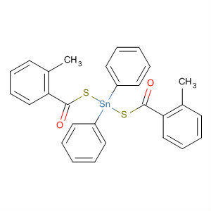 Stannane, bis[(2-methylbenzoyl)thio]diphenyl-