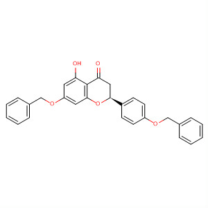 4H-1-Benzopyran-4-one,2,3-dihydro-5-hydroxy-7-(phenylmethoxy)-2-[4-(phenylmethoxy)phenyl]-,(S)-