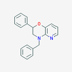 4-benzyl-2-phenyl-2,3-dihydropyrido[3,2-b][1,4]oxazine