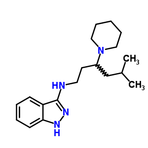N-(5-methyl-3-piperidin-1-ylhexyl)-1H-indazol-3-amine