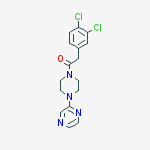 Piperazine, 1-[(3,4-dichlorophenyl)acetyl]-4-pyrazinyl-