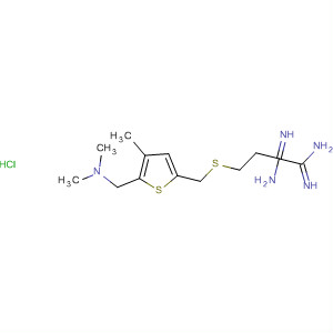 Ethanediimidamide,[2-[[[5-[(dimethylamino)methyl]-4-methyl-2-thienyl]methyl]thio]ethyl]-,trihydrochloride