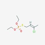 (z)-3-chloro-1-diethoxyphosphorylsulfanylbut-2-ene